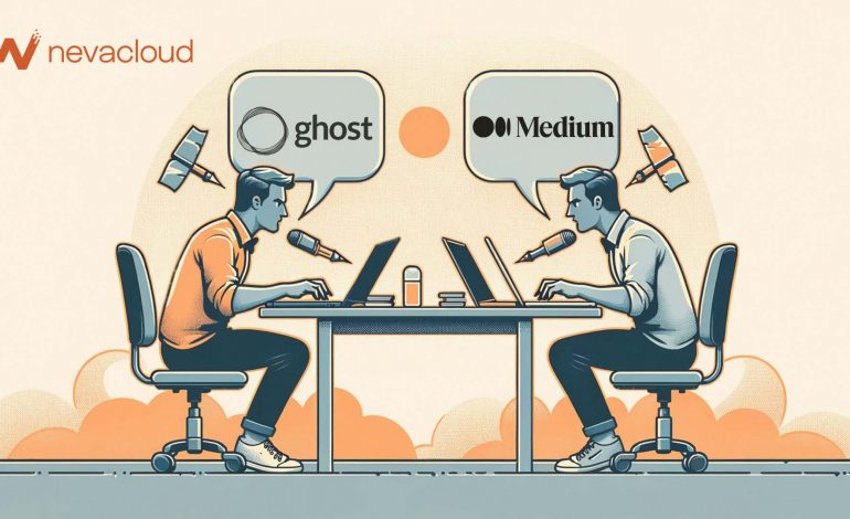 ghost vs medium sebagai blog